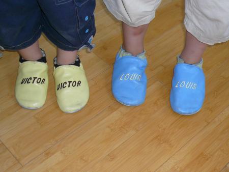 Oohhh... les beaux chaussons!!