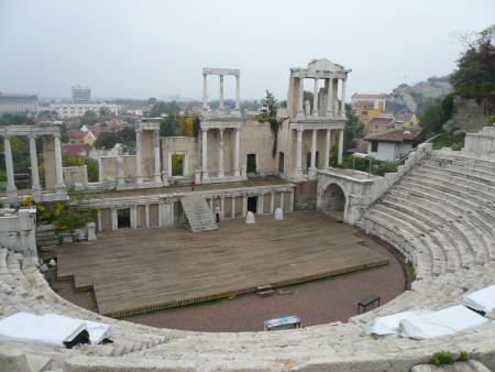 Plovdiv : le th�atre antique
